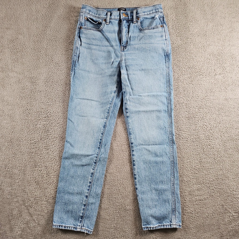 J.Crew Classic Vintage Straight Leg Light Wash Jeans Womens Size 27